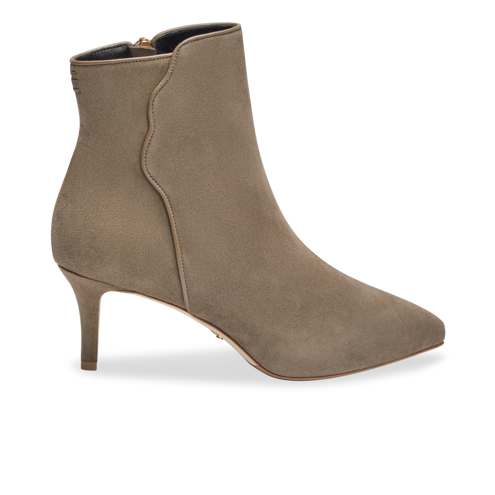 Suede deals taupe booties