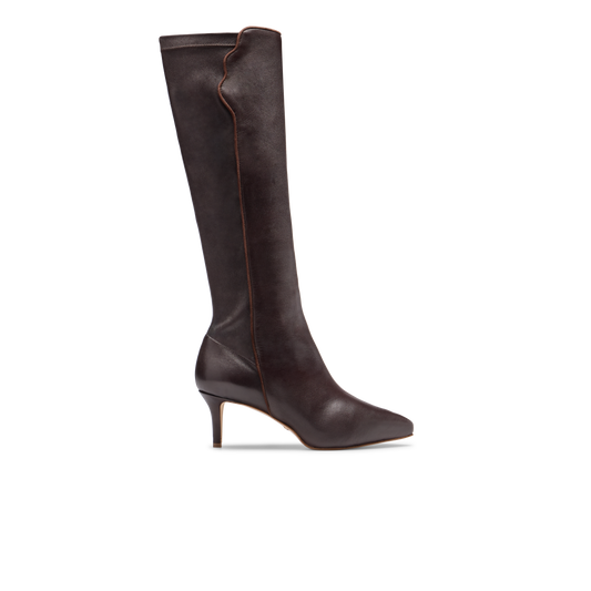 Perfect Dress Boot 60 in Deep Espresso Stretch Nappa