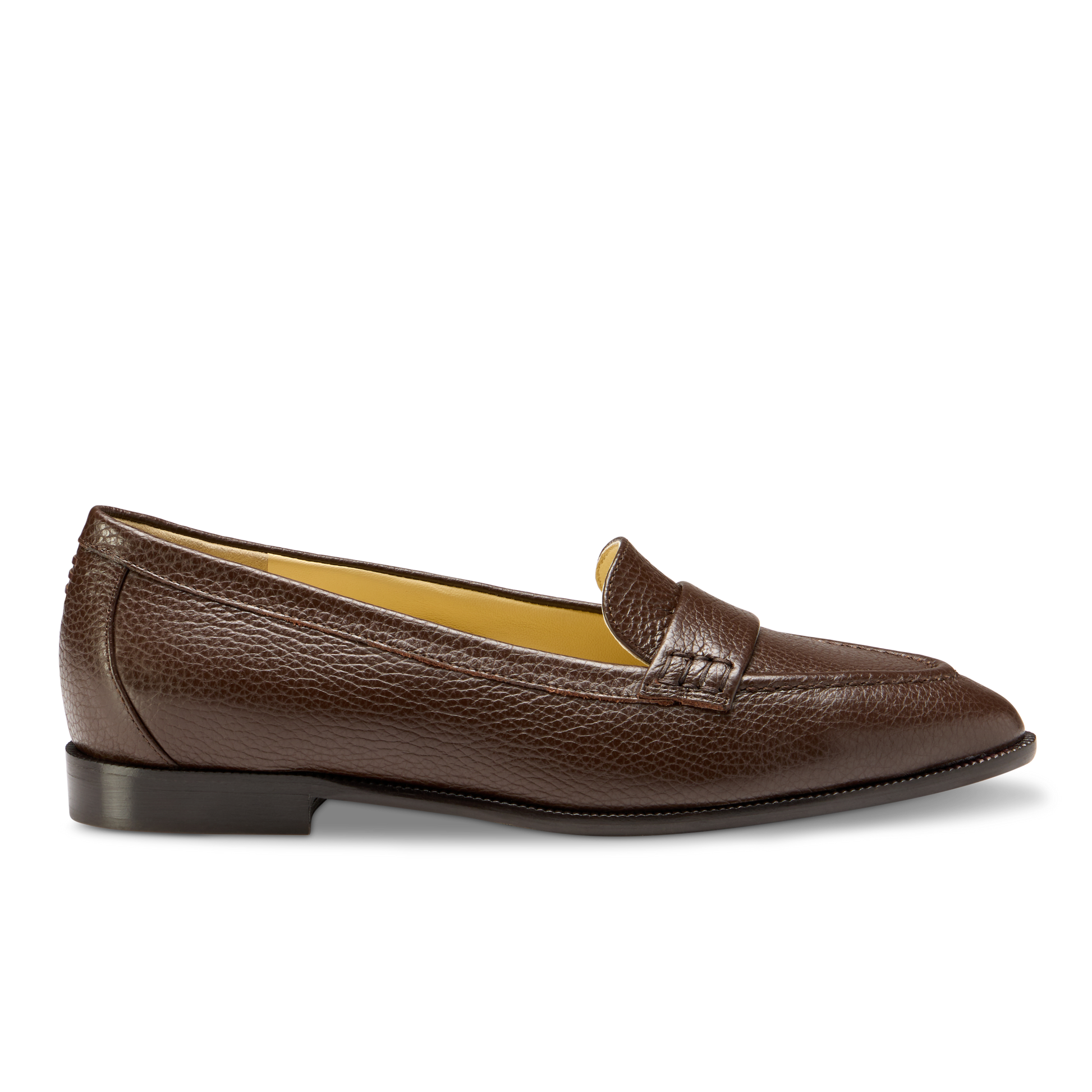 Judy Loafer in Espresso Pebbled Leather