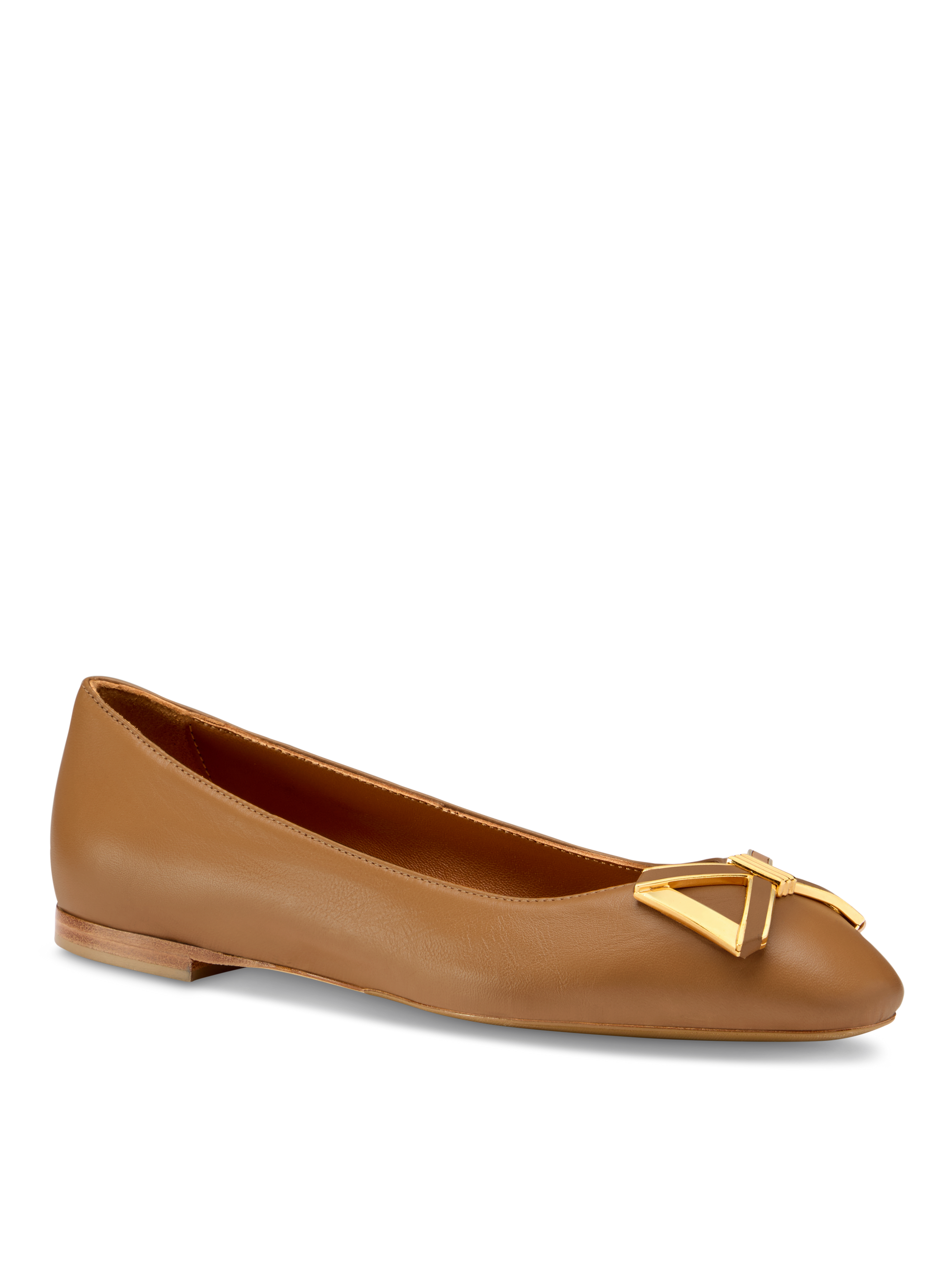 Mirjana Ballerina in Caramel Nappa