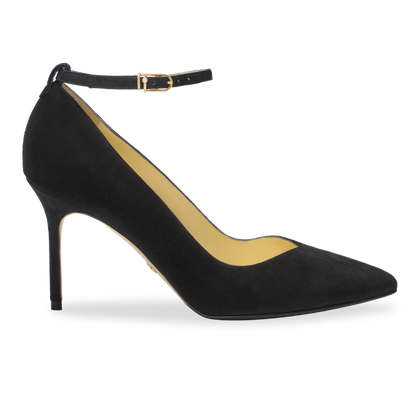 Perfect Shiffon Pump 85 in Black Suede