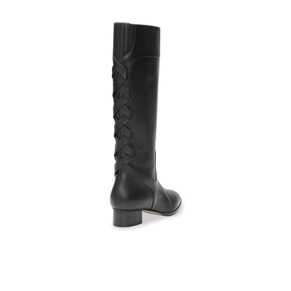 Perfect Winchester Boot 30 in Black Pebble Calf