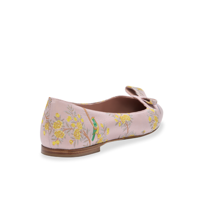 Sarah Flint X Gracie Natalie Ballerina in Pink Holts Garden Jacquard