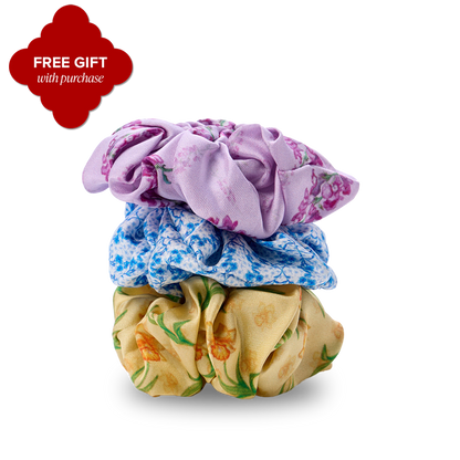 Silk Scrunchie Set