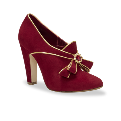 Saustad 100 in Claret Suede