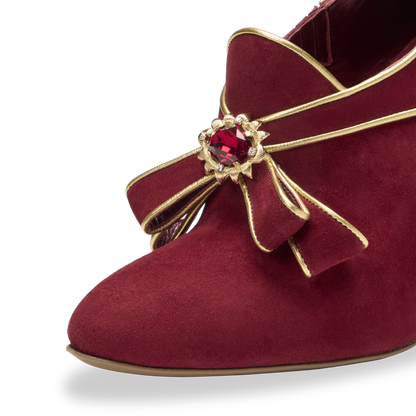 Saustad 100 in Claret Suede