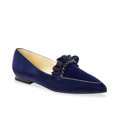 Gudel in Navy Velvet