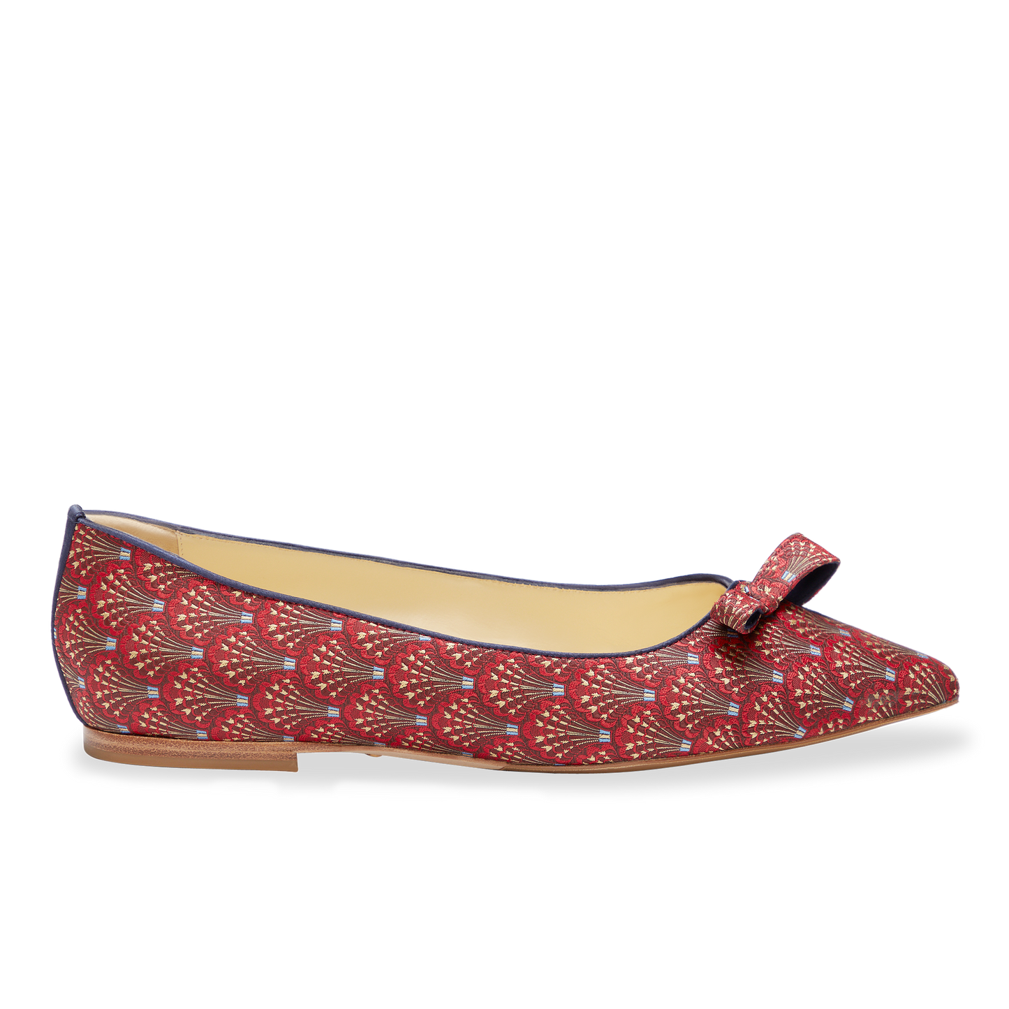 Natalie in Red Vienna Jacquard