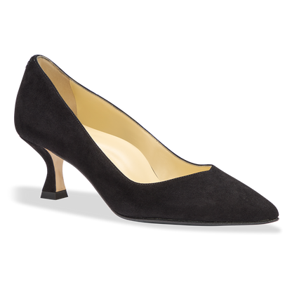 Perfect Kitten Pump 50 in Black Suede