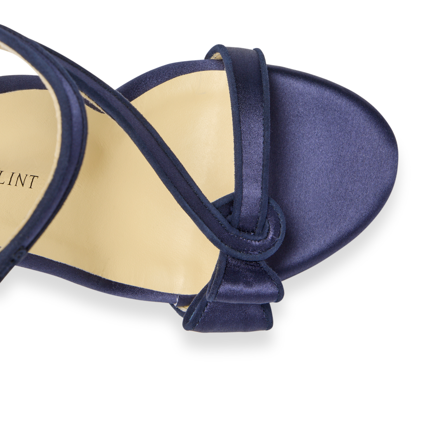 Perfect Sacha 85 in Royal Navy Satin With Navy Binding