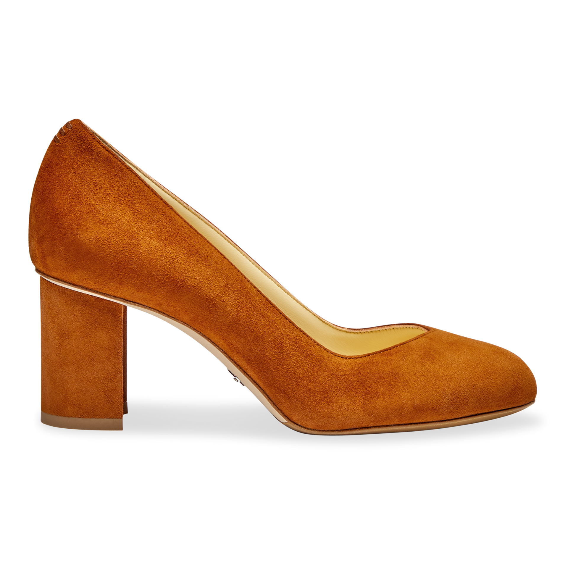 Cognac suede pumps on sale